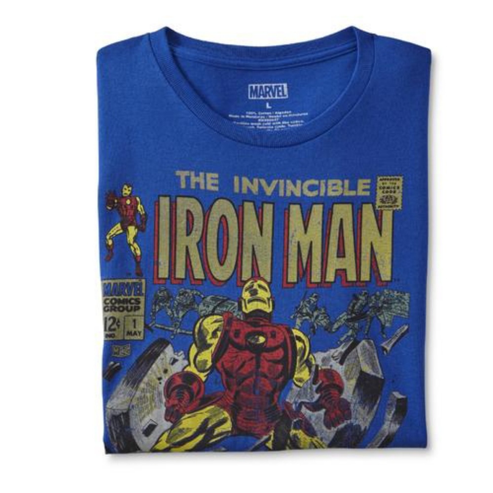  Iron Man graphic T-shirt from Marvel - Picture 2 of 2